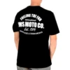 Est. 1976 IMS Black Logo Tee #752003 -Motorcycle Parts Store DSC 0132sq